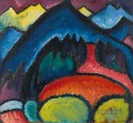 oberstdorfgebirge 1912 Alexej von Jawlensky Expressionismus